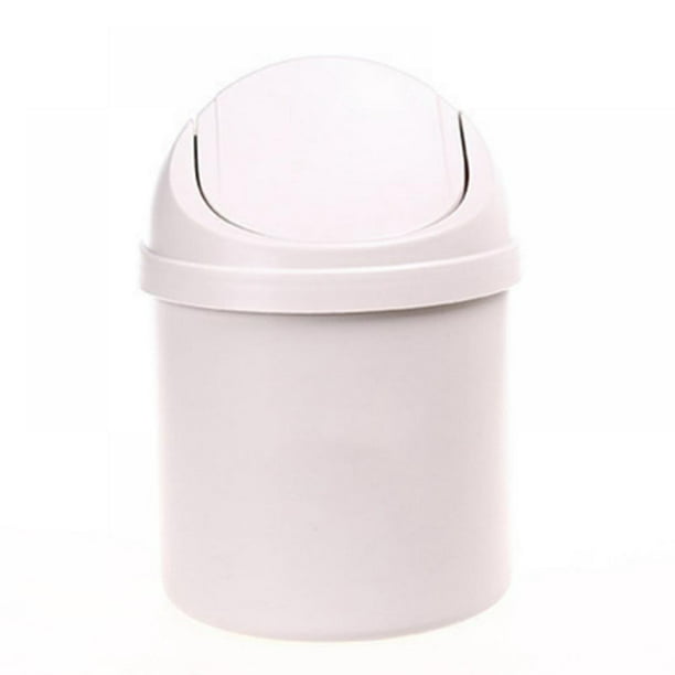 Multifunction Mini Waste Bin Rotating Portable Household Trash Can for Dorm